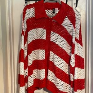 H&M Knitted Button Up Sweater